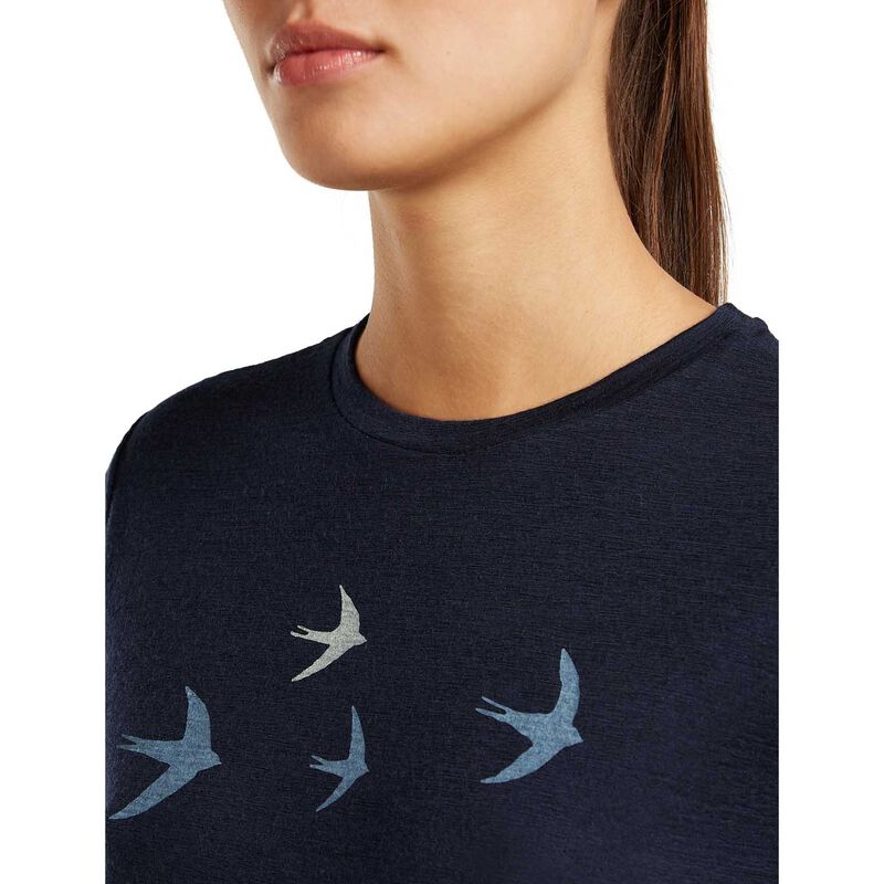 Icebreaker W Merino 150 Tech Lite SS Tee Bird Transit image number 5